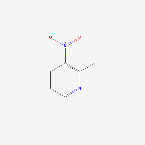 2-Methyl-3-nitropyridine (CAS: 18699-87-1) - Chemical Structure and Molecular Formula 