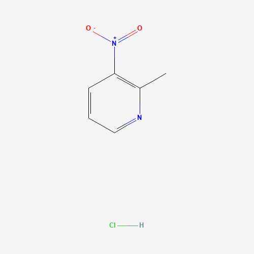 2-Methyl-3-nitropyridine hydrochloride (CAS: 63585-69-3) - Chemical Structure and Molecular Formula 