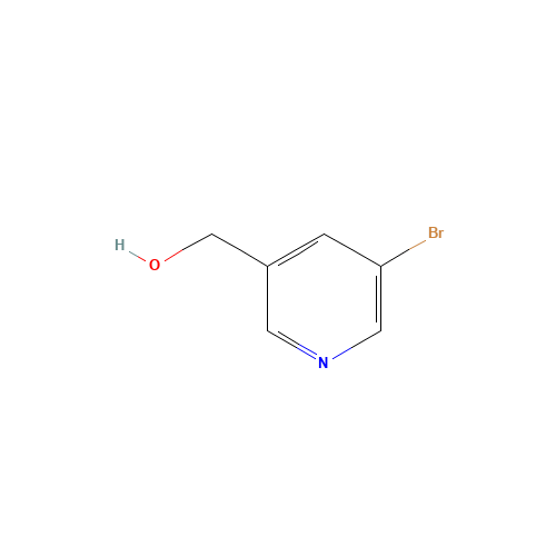 (5-BROMO-PYRIDIN-3-YL)-METHANOL (CAS: 37669-64-0) - Chemical Structure and Molecular Formula 