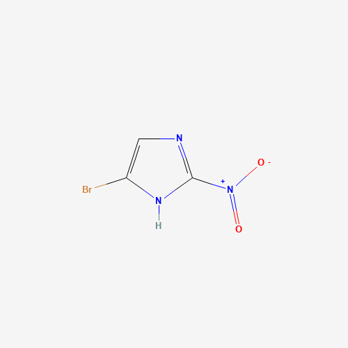 4-BROMO-2-NITRO-1H-IMIDAZOLE (CAS: 121816-84-0) - Chemical Structure and Molecular Formula 