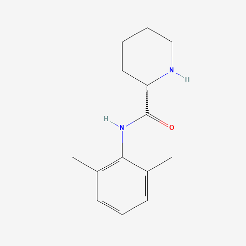 (2S)-N-(2,6-Dimethylphenyl)-2-piperidinecarboxamide) (CAS: 27262-40-4) - Chemical Structure and Molecular Formula 