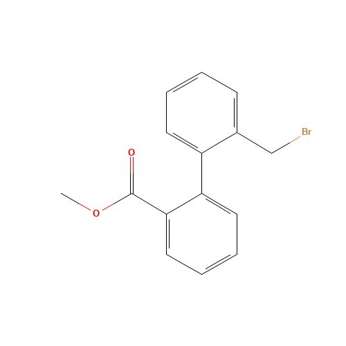 2'-(Bromomethyl)-[1,1'-biphenyl]-2-carboxylic acid methyl ester (CAS: 38399-65-4) - Related Chemical Product