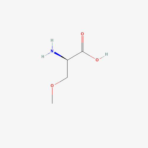 (R)-2-Amino-3-methoxylpropanoic acid (CAS: 86118-11-8) - Chemical Structure and Molecular Formula 