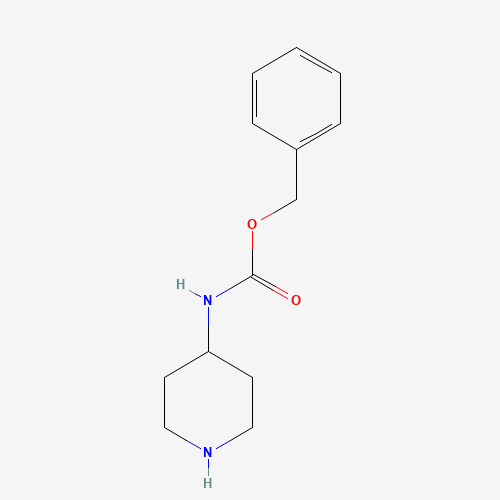 4-Cbz-Aminopiperidine (CAS: 182223-54-7) - Chemical Structure and Molecular Formula 