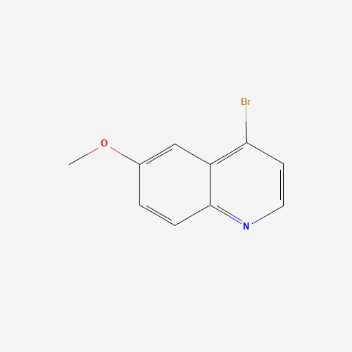 4-BROMO-6-METHOXYQUINOLINE (CAS: 42881-66-3) - Chemical Structure and Molecular Formula 