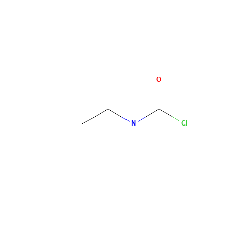 Ethylmethyl-carbamic chloride (CAS: 42252-34-6) - Chemical Structure and Molecular Formula 