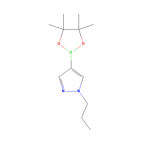 1-Propyl-1H-pyrazole-4-boronic acid pinacol ester (CAS: 827614-69-7) - Related Chemical Product