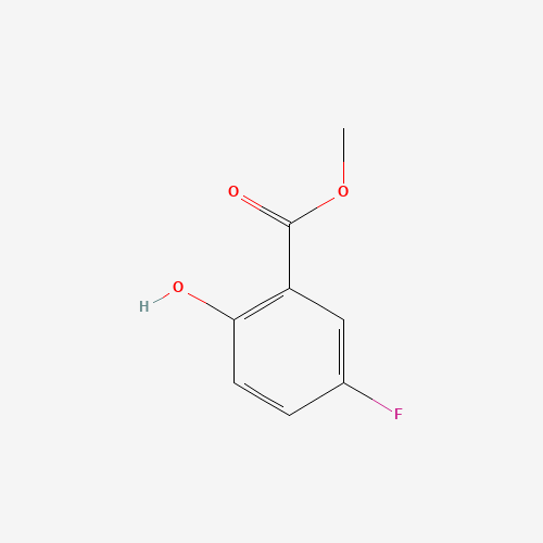 METHYL 5-FLUORO-2-HYDROXYBENZOATE (CAS: 391-92-4) - Chemical Structure and Molecular Formula 