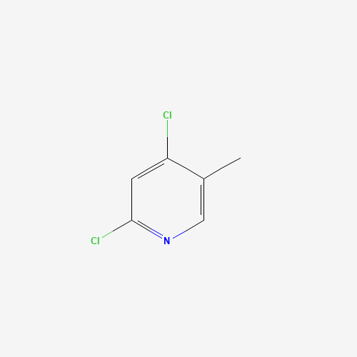 2,4-Dichloro-5-methylpyridine (CAS: 56961-78-5) - Chemical Structure and Molecular Formula 