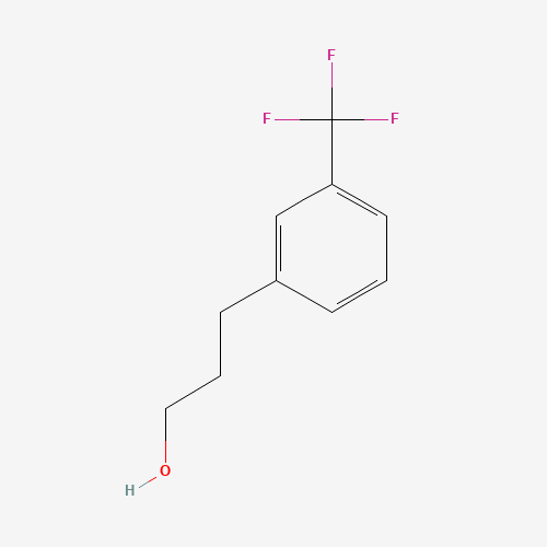 3-(3'-TRIFLUOROMETHYL PHENYL) PROPANOL (CAS: 78573-45-2) - Chemical Structure and Molecular Formula 
