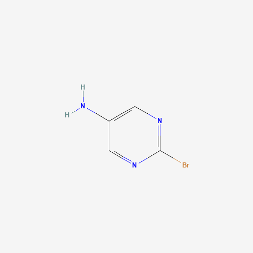 2-BROMOPYRIMIDIN-5-AMINE (CAS: 56621-91-1) - Chemical Structure and Molecular Formula 