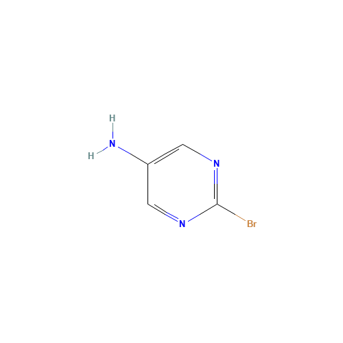 2-BROMOPYRIMIDIN-5-AMINE (CAS: 56621-91-1) - Chemical Structure and Molecular Formula 