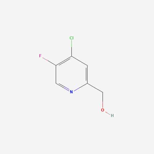4-CHLORO-5-FLUORO-2-PYRIDINEMETHANOL (CAS: 113209-90-8) - Chemical Structure and Molecular Formula 