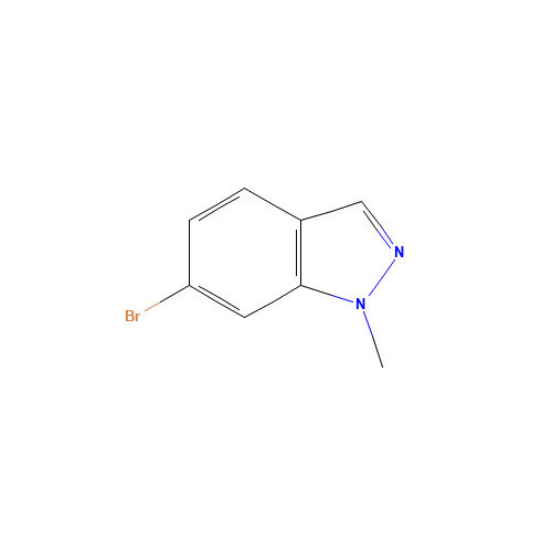 6-BROMO-1-METHYL-1H-INDAZOLE (CAS: 590417-94-0) - Chemical Structure and Molecular Formula 