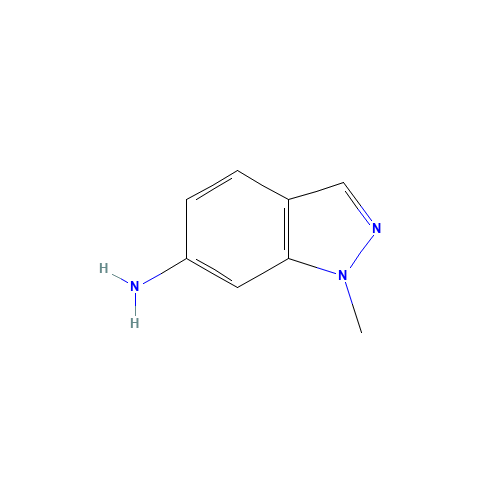 1-METHYL-1H-INDAZOL-6-YLAMINE (CAS: 74728-65-7) - Chemical Structure and Molecular Formula 