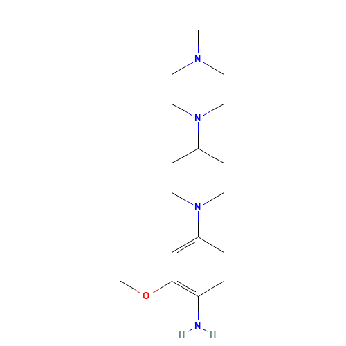 [2-Methoxy-4-[4-(4-methylpiperazin-1-yl)piperidin-1-yl]phenyl]amine (CAS: 761440-75-9) - Related Chemical Product