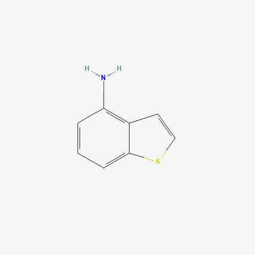 1-BENZOTHIEN-4-YLAMINE (CAS: 17402-83-4) - Chemical Structure and Molecular Formula 