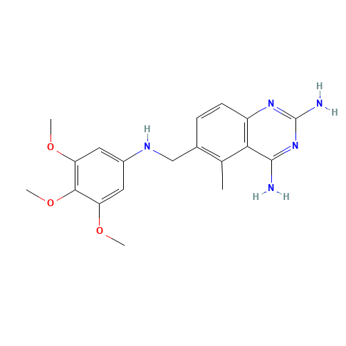 Trimetrexate (CAS: 52128-35-5) - Chemical Structure and Molecular Formula 