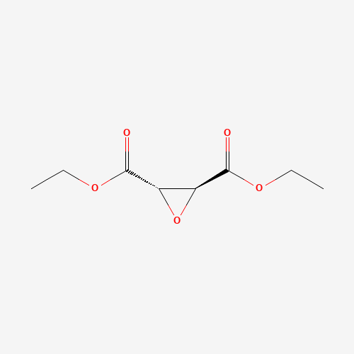 DIETHYL (2S,3S)-(+)-2,3-EPOXYSUCCINATE (CAS: 73890-18-3) - Chemical Structure and Molecular Formula 