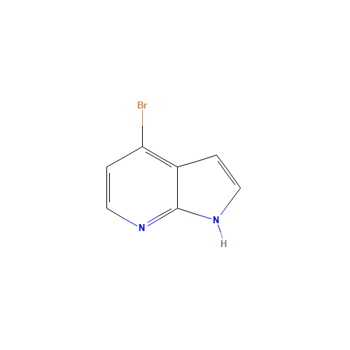 4-Bromo-7-azaindole (CAS: 348640-06-2) - Chemical Structure and Molecular Formula 