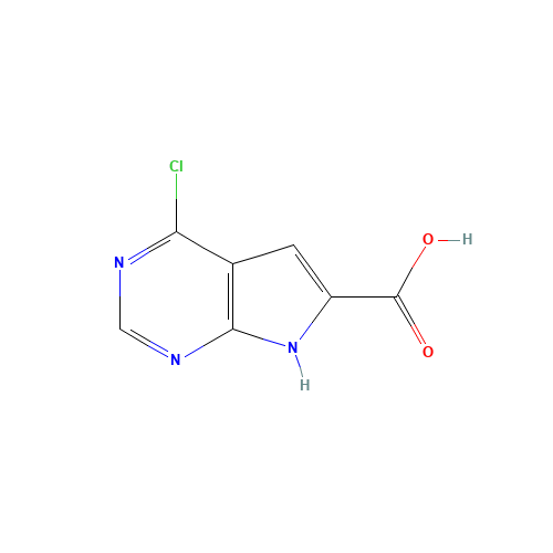 4-chloro-7H-pyrrolo[2,3-d]pyrimidine-6-carboxylic acid (CAS: 1016241-80-7) - Related Chemical Product