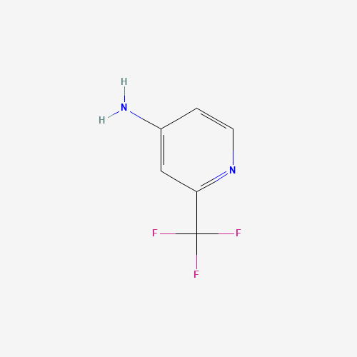 4-Amino-2-trifluoromethylpyridine (CAS: 147149-98-2) - Chemical Structure and Molecular Formula 