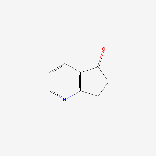 6,7-DIHYDRO-5H-1-PYRIDIN-5-ONE (CAS: 28566-14-5) - Chemical Structure and Molecular Formula 