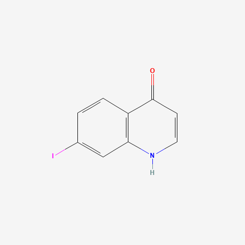 4-HYDROXY-7-IODOQUINOLINE (CAS: 22297-71-8) - Chemical Structure and Molecular Formula 