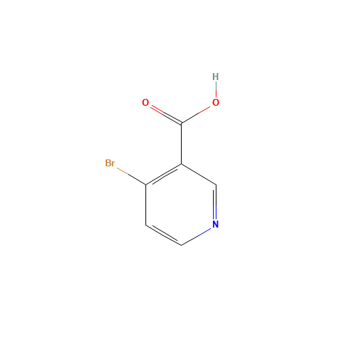 4-Bromonicotinic acid (CAS: 15366-62-8) - Chemical Structure and Molecular Formula 
