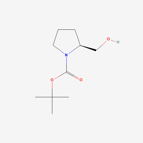 (S)-(-)-1-Boc-2-pyrrolidinemethanol (CAS: 69610-40-8) - Chemical Structure and Molecular Formula 