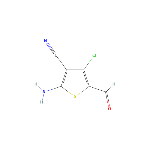 2-AMINO-3-CYANO-4-CHLORO-5-FORMYLTHIOPHENE (CAS: 104366-23-6) - Related Chemical Product