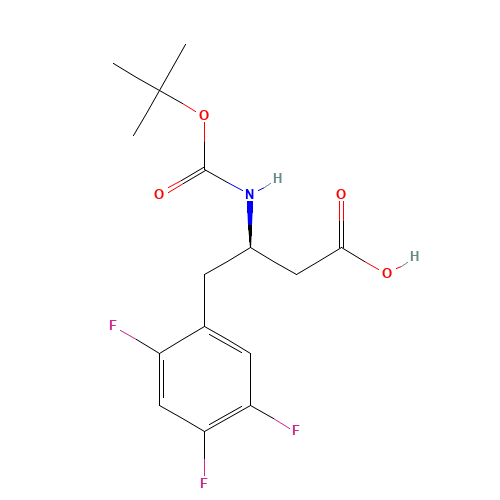 BOC-(R)-3-AMINO-4-(2,4,5-TRIFLUORO-PHENYL)-BUTYRIC ACID (CAS: 486460-00-8) - Related Chemical Product