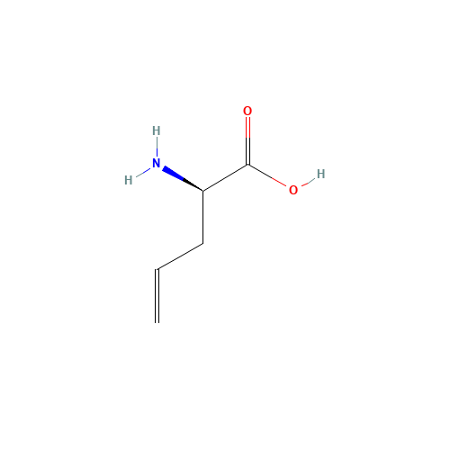 D-Allylglycine (CAS: 54594-06-8) - Chemical Structure and Molecular Formula 
