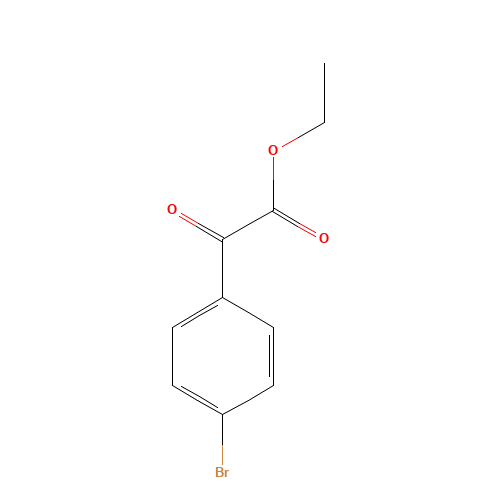 Ethyl 4-bromobenzoylformate (CAS: 20201-26-7) - Chemical Structure and Molecular Formula 
