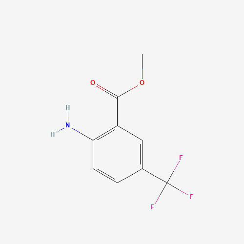 METHYL 2-AMINO-5-(TRIFLUOROMETHYL)BENZOATE (CAS: 117324-58-0) - Chemical Structure and Molecular Formula 