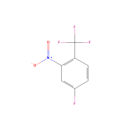 4-FLUORO-2-NITROBENZOTRIFLUORIDE (CAS: 182289-81-2) - Chemical Structure and Molecular Formula 