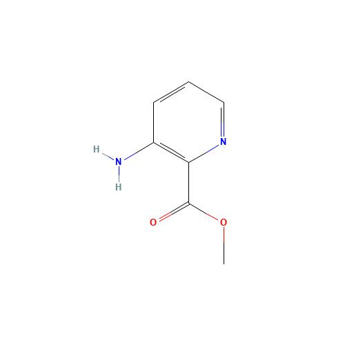 3-Aminopyridine-2-carboxylic acid methyl ester (CAS: 36052-27-4) - Chemical Structure and Molecular Formula 