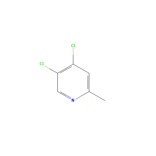 4,5-DICHLORO-2-METHYLPYRIDINE (CAS: 514216-44-5) - Chemical Structure and Molecular Formula 