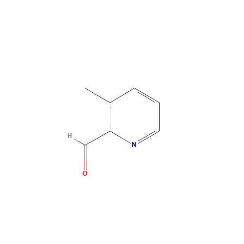 3-METHYL-2-PYRIDINECARBOXALDEHYDE (CAS: 55589-47-4) - Chemical Structure and Molecular Formula 