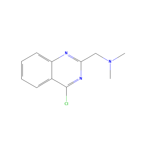 4-CHLORO-N,N-DIMETHYL-2-QUINAZOLINEMETHANAMINE (CAS: 91539-82-1) - Chemical Structure and Molecular Formula 