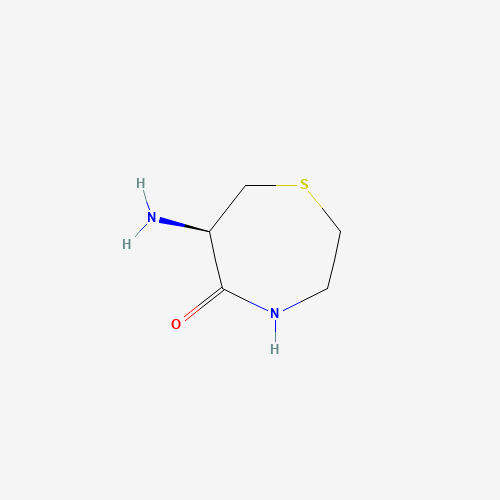 (R)-6-amino-1,4-thiazepan-5-one (CAS: 92814-42-1) - Chemical Structure and Molecular Formula 
