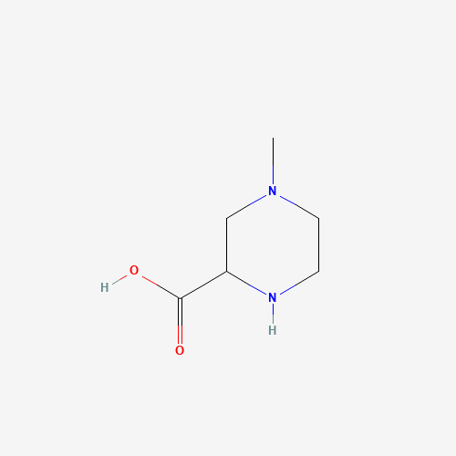 4-METHYLPIPERAZINE-2-CARBOXYLIC ACID (CAS: 721876-16-0) - Chemical Structure and Molecular Formula 