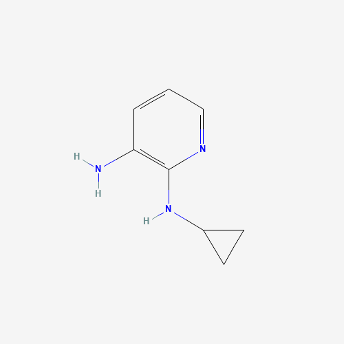N2-CYCLOPROPYL-2,3-PYRIDINEDIAMINE (CAS: 290313-23-4) - Chemical Structure and Molecular Formula 