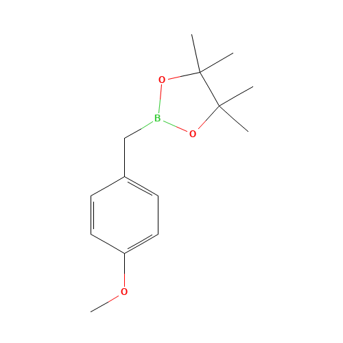 4-Methoxybenzylboronic acid pinacol ester (CAS: 475250-52-3) - Chemical Structure and Molecular Formula 