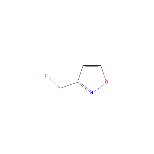 3-(CHLOROMETHYL)ISOXAZOLE (CAS: 57684-71-6) - Chemical Structure and Molecular Formula 