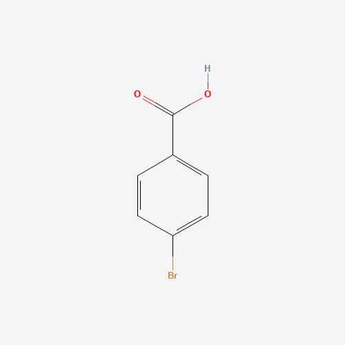 4-Bromobenzoic acid (CAS: 586-76-5) - Chemical Structure and Molecular Formula 