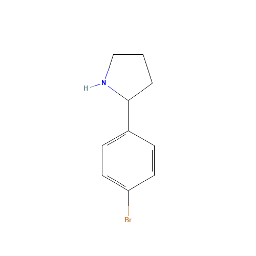 2-(4-BROMO-PHENYL)-PYRROLIDINE (CAS: 383127-22-8) - Related Chemical Product