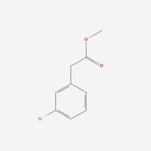 (3-BROMOPHENYL)ACETIC ACID METHYL ESTER (CAS: 150529-73-0) - Chemical Structure and Molecular Formula 