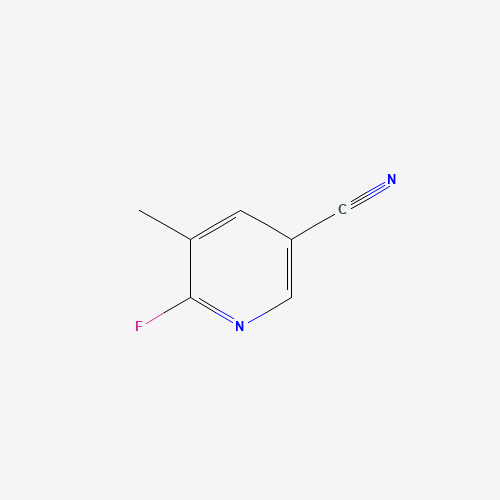 5-CYANO-2-FLUORO-3-PICOLINE (CAS: 261625-67-6) - Chemical Structure and Molecular Formula 
