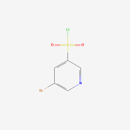 5-BROMOPYRIDINE-3-SULFONYL CHLORIDE (CAS: 65001-21-0) - Chemical Structure and Molecular Formula 